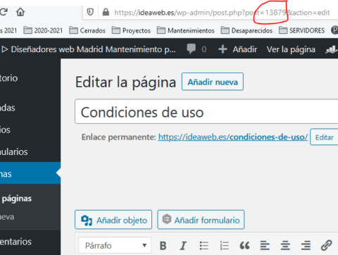 C Mo Buscar La Id De Una P Gina O Publicaci N De Wordpress