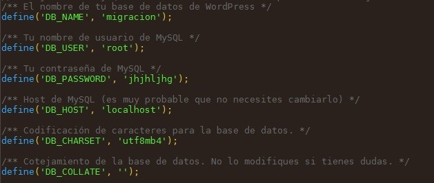 Wordpres Wp-Config Modificar