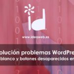 Wordpress Error Texto Blanco