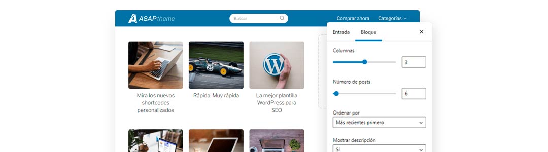 Asap Theme: Potencia tu web con la plantilla WordPress más rápida y optimizada