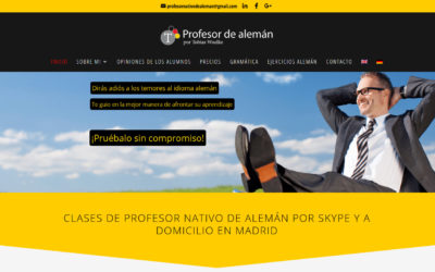 Diseño De Página Web Para Profesor De Alemán Idiomas Aprendizaje