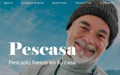 Diseño De Página Web Para Empresa De Distribución De Pescados Y Mariscos Pescasa