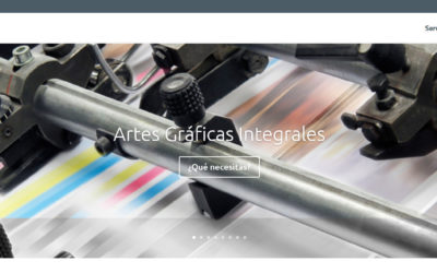 Diseño De Página Web Para Empresa De Impresión Gráfica Y Artes Gráficas En Madrid