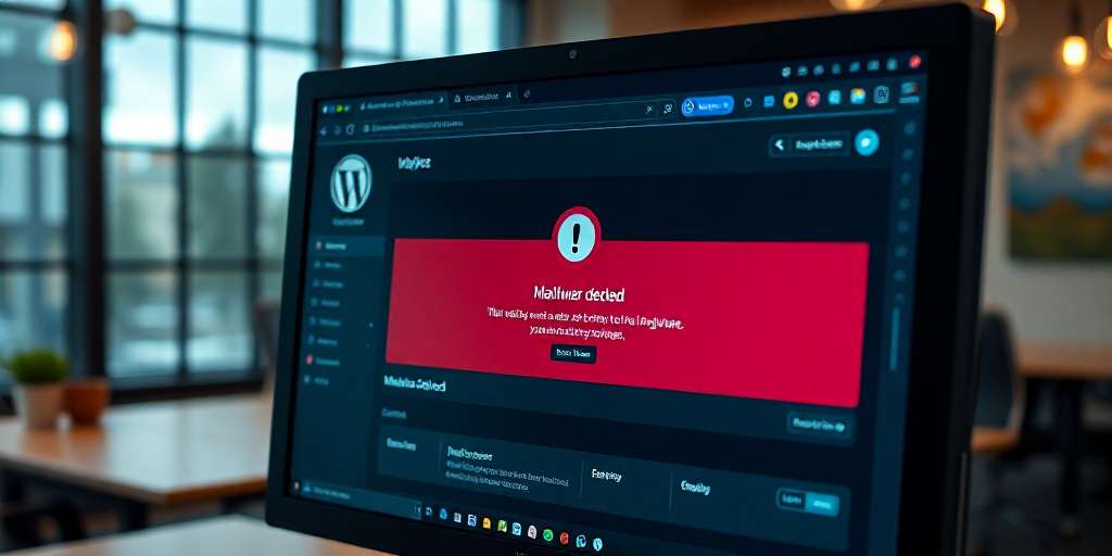 Técnico revisando archivos y código para eliminar malware de WordPress