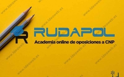 Logotipo Academia Policía Oposiciones Diseño