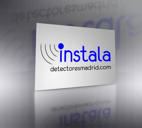 Diseño de logotipo para empresa de instalación de detectores de presencia