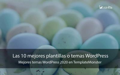 Las 10 mejores plantillas o temas WordPress para 2020 en TemplateMonster