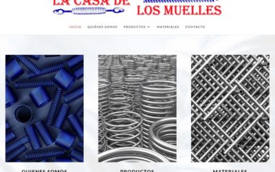 Diseño De Página Web Para Empresa De Venta Y Fabricación De Artículos Técnicos En Madrid