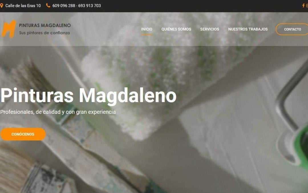 Diseño de páginas web para empresa de pintores y reformas en madrid