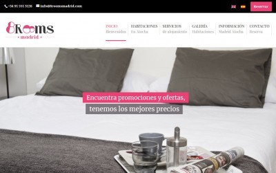 Diseño De Página Web Para Hotel Y Alquileres En Madrid Atocha