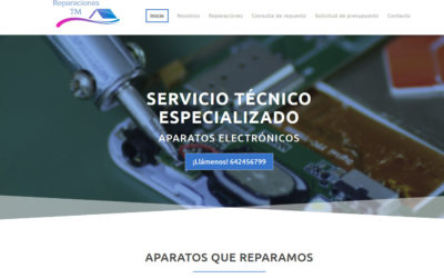 Diseño De Pagina Web Para Taller De Reparaciones Y Servicio Técnico Talleres Oficiales En Madrid