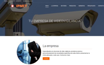 Nuevo Diseño Web Para Empresa Madrileña Sector Videovigilancia Y Seguridad Pasiva