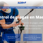 Pagina Web Control Plagas Madrid