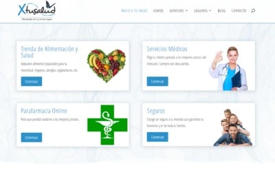 Diseño De Página Web Para Sector Salud, Alimentación Y Seguros