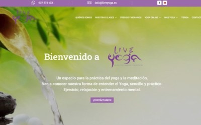 Página Web Para Centro De Yoga Y Meditación