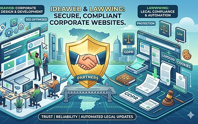 ideaWeb se consolida como Partner Lawwwing: Diseño Web Corporativo y 100% Legal