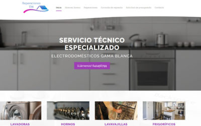 Diseño De Página Web Para Empresa De Servicio Técnico, Reparaciones Y Asistencia Técnica
