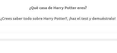 Test Quiz De Harry Potter