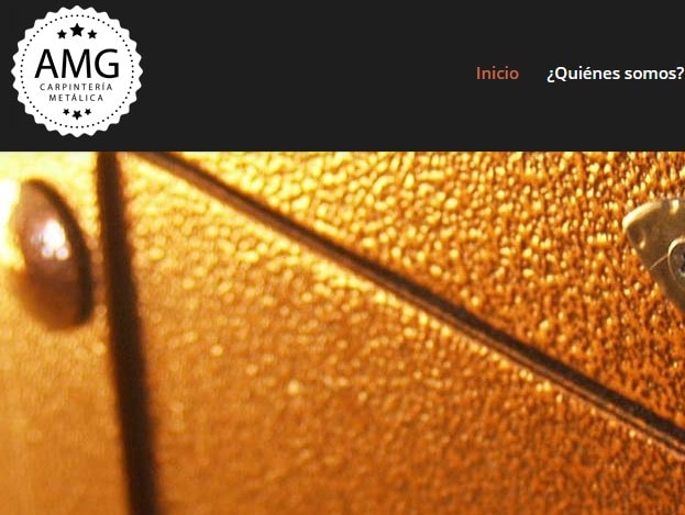 Diseño de página web para empresa de carpintería metálica de aluminio y hierro en Madrid