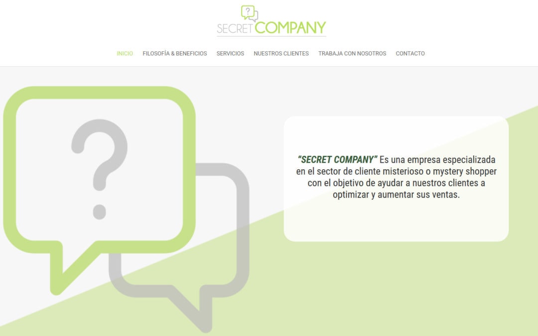 Diseño de página web para nueva empresa en Madrid marketing y sociología