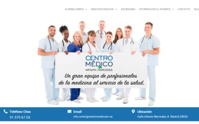 Diseño Web Para Clínica Y Centro Médico En Madrid