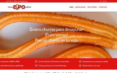 Diseño De Página Web Para Desayunos Y Churrería, Venta De Comida A Domicilio En Madrid