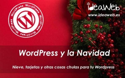 Wordpress y la navidad. Adornar tu página web WordPress con nieve, villancicos y otras cosas bonitas…