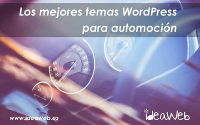 Temas o plantillas WordPress para coches y vehículos, cual es el mejor, opciones premium y gratuitas.